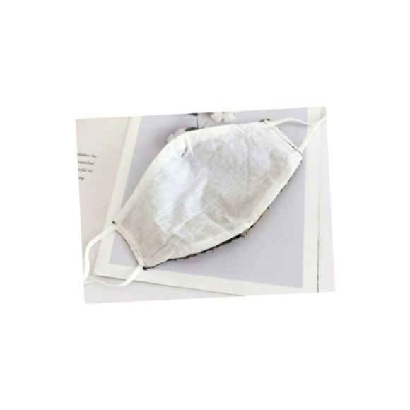 💙New Bright Pink Glitter Sequin Mas - Picture 2 of 5